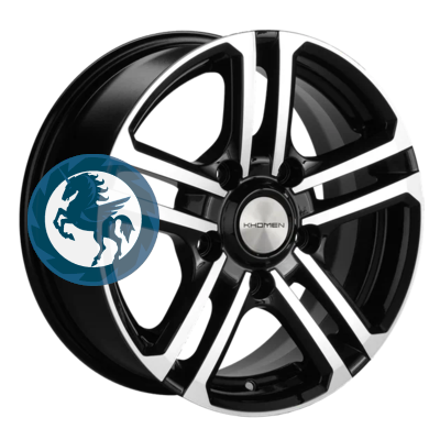   h0285804.  Khomen Wheels KHW1602 (Niva 4x4 Bronto) 6,516 5/139,7 ET35 98,5 Black-FP