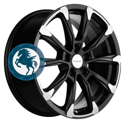   h0349396.  Khomen Wheels KHW1808 (Outlander) 7,518 5/114,3 ET38 67,1 Black-FP