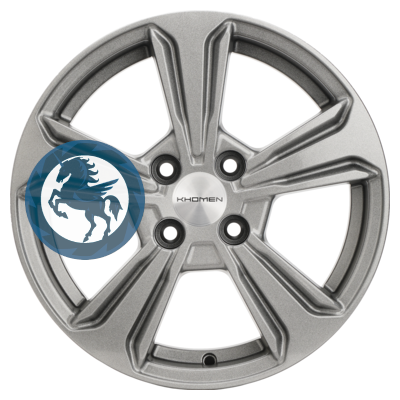   h0352561.  Khomen Wheels KHW1502 (Vesta) 615 4/100 ET50 60,1 G-Silver