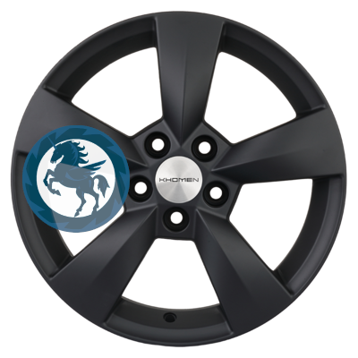   h0355598.  Khomen Wheels KHW1504 (Fabia) 615 5/100 ET43 57,1 Black matt