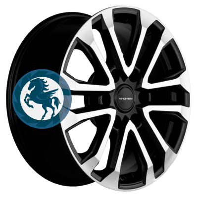   h0355679.  Khomen Wheels KHW1805 (Mazda BT50) 7,518 6/139,7 ET45 93,1 Black-FP