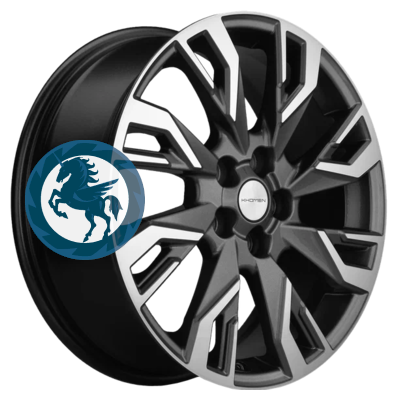 ���������� ������ h0362234. ���� Khomen Wheels KHW1809 (Haval Dargo) 7�18 5/114,3 ET40 66,5 Gray-FP