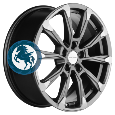 Фотография товара h0362309. Диск Khomen Wheels KHW1808 (Chery Tiggo 8/8 Pro) 7,5х18 5/108 ET47 60,1 Gray-FP