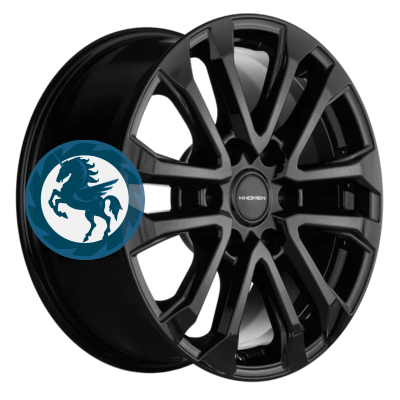   h0367022.  Khomen Wheels KHW1805 (Haval H9) 7,518 6/139,7 ET42 75,1 Black