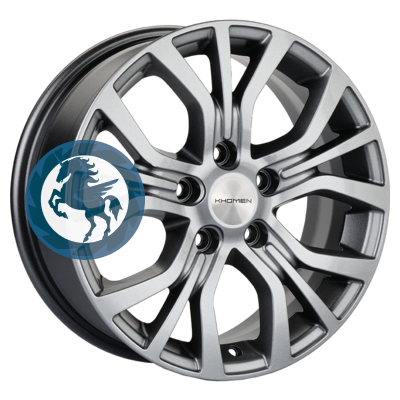   h0373251.  Khomen Wheels KHW1608 (Huyndai/Mazda) 6,516 5/114,3 ET45 67,1 G-Silver