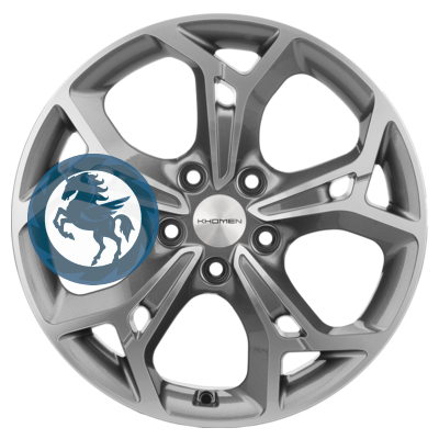   h0374107.  Khomen Wheels KHW1702 (ASX) 717 5/114,3 ET46 67,1 Gray-FP