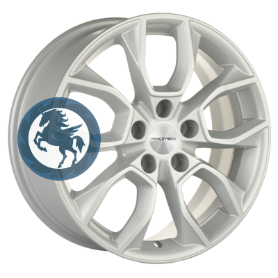   h0374115.  Khomen Wheels KHW1713 (Kodiaq/Tiguan) 717 5/112 ET40 57,1 F-Silver