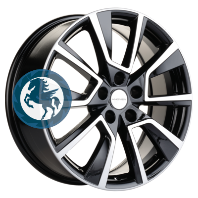   h0374190.  Khomen Wheels KHW1802 (Changan/Geely/Lexus/Suzuki/Toyota) 718 5/114,3 ET35 60,1 Black-FP