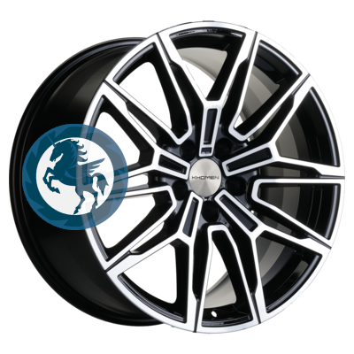   h0374245.  Khomen Wheels KHW1904 (RX/NX) 8,519 5/114,3 ET30 60,1 Black-FP