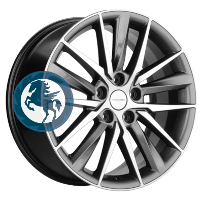   h0374304.  Khomen Wheels KHW1807 (A6/Q5) 818 5/112 ET39 66,6 Gray-FP