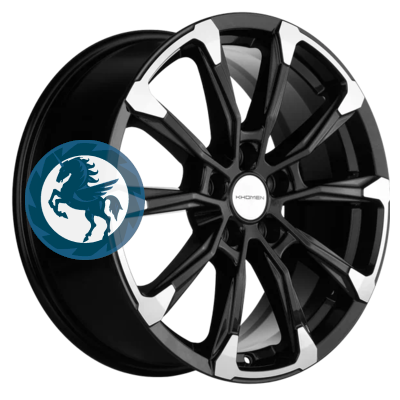   h0374318.  Khomen Wheels KHW1808 (Murano) 7,518 5/114,3 ET50 66,1 Black-FP