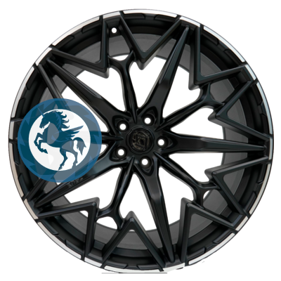   h0374375.  Khomen Wheels ZEUS 2202 (X5/X6/X7/Cullinan) 1022 5/112 ET30 66,6 Black matt MR