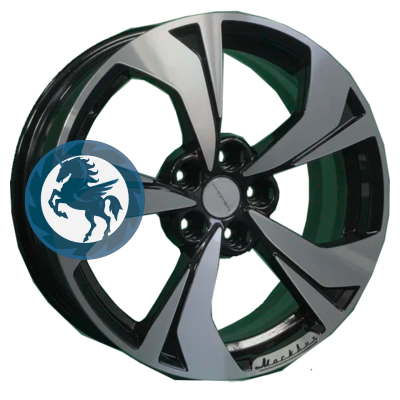   h0374418.  Khomen Wheels KHW1724 (Jac/ 3) 717 5/108 ET40 54,1 Black-FP