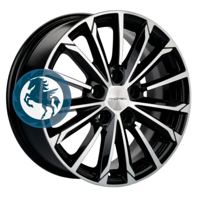   h0374509.  Khomen Wheels KHW1611 (Chery Tiggo 3/Tiggo 3 Pro) 6,516 5/108 ET45 60,1 Black-FP