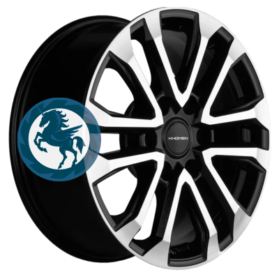   h0374542.  Khomen Wheels KHW1805 (Haval H9) 7,518 6/139,7 ET42 75,1 Black-FP