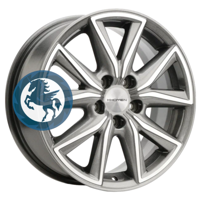   h0374556.  Khomen Wheels KHW1706 (Jac/ 3) 717 5/108 ET40 54,1 Gray-FP