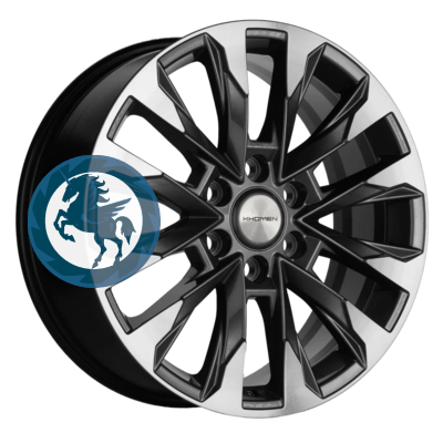   h0374580.  Khomen Wheels KHW2010 (Tank 300/500) 820 6/139,7 ET36 100,1 Gray-FP