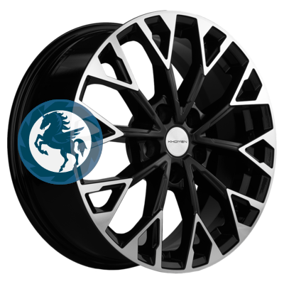   h0374585.  Khomen Wheels KHW1718 (GAC GS4) 717 5/108 ET49 59,5 Black-FP