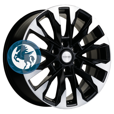   h0374597.  Khomen Wheels KHW2010 (LC 300 Tuning) 820 6/139,7 ET45 95,1 Black-FP