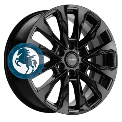  h0374601.  Khomen Wheels KHW2010 (Tank 300/500) 820 6/139,7 ET36 100,1 Black