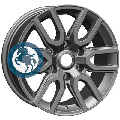   h0374607.  Khomen Wheels KHW1723 (Toyota LC Prado/Lexus GX) 817 6/139,7 ET25 106,1 Gray