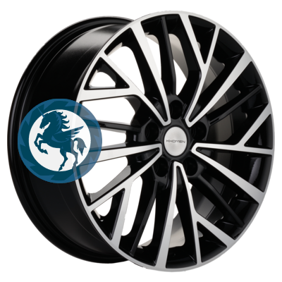   h0374609.  Khomen Wheels KHW1722 (Chery/Exeed) 6,517 5/108 ET33 60,1 Black-FP