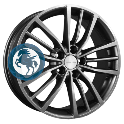   h0374657.  Khomen Wheels KHW1812 (Changan/Geely/Lexus/Suzuki/Toyota) 718 5/114,3 ET45 60,1 Gray