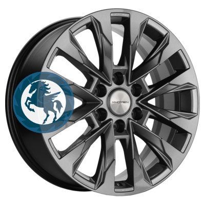   h0374676.  Khomen Wheels KHW2010 (Pajero IV) 820 6/139,7 ET38 67,1 Gray