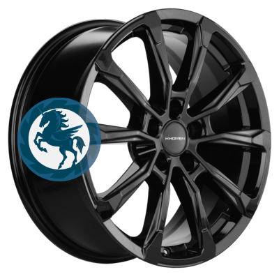   h0374735.  Khomen Wheels KHW1808 (Tugella/Jaguar XF/F-Pace) 7,518 5/108 ET46 63,4 Black