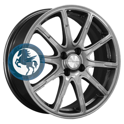 Фотография товара h0374764. Диск Khomen Wheels KHW1707 (Lada Vesta Cross) 6,5х17 4/100 ET43 60,1 G-Silver