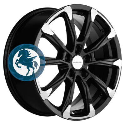   h0374786.  Khomen Wheels KHW1808 (Geely Atlas/Atlas Pro/Lifan Myway) 7,518 5/114,3 ET45 60,1 Black-FP