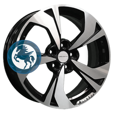   h0374794.  Khomen Wheels KHW1724 (Qashqai) 717 5/114,3 ET40 66,1 Black-FP