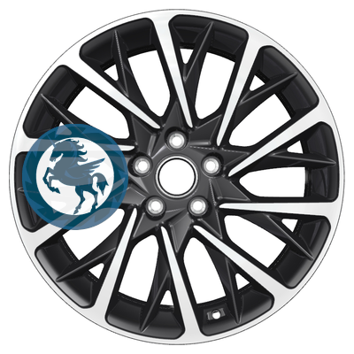   h0375189.  Khomen Wheels KHW1804 (Audi A4/A6) 7,518 5/112 ET39 66,6 Black-FP