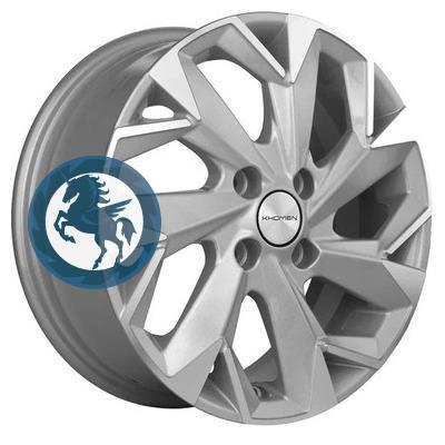   h0375200.  Khomen Wheels KHW1402 5,514 4/98 ET35 58,5 F-Silver-FP