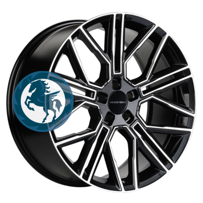   h0375238.  Khomen Wheels KHW2101 (Tesla) 9,521 5/114,3 ET40 64,1 Black-FP