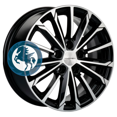   h0375472.  Khomen Wheels KHW1611 (Huyndai/Kia) 6,516 5/114,3 ET44 67,1 Black-FP