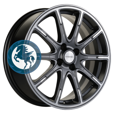Фотография товара h0375485. Диск Khomen Wheels KHW1707 (Lada Vesta Cross) 6,5х17 4/100 ET43 60,1 Gray-FP