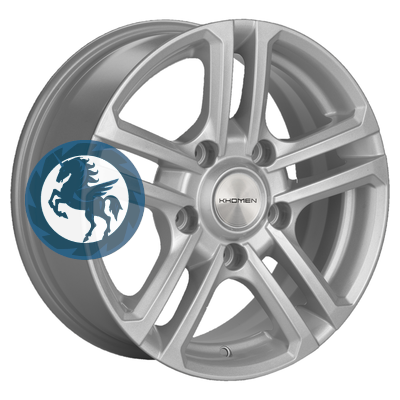   h0375497.  Khomen Wheels KHW1602 (Niva 4x4) 6,516 5/139,7 ET40 98,5 F-Silver