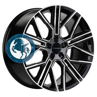   h0375501.  Khomen Wheels KHW2101 (Li 7/9) 9,521 5/120 ET45,5 62,5 Black-FP