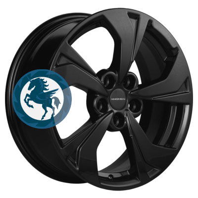   h0375512.  Khomen Wheels KHW1724 (Exeed TXL) 717 5/108 ET36 65,1 Black