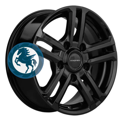   h0376008.  Khomen Wheels KHW1602 (Niva 4x4 Bronto) 6,516 5/139,7 ET35 98,5 Black