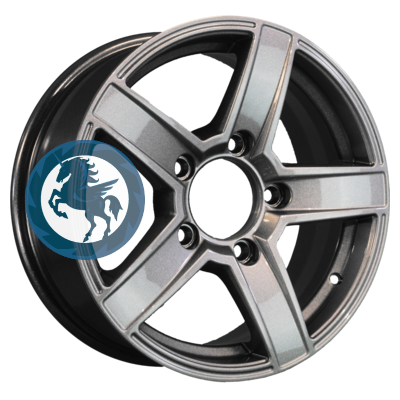   h0376036.  Khomen Wheels KHW1614 (Niva 4x4) 6,516 5/139,7 ET40 98,5 Gray