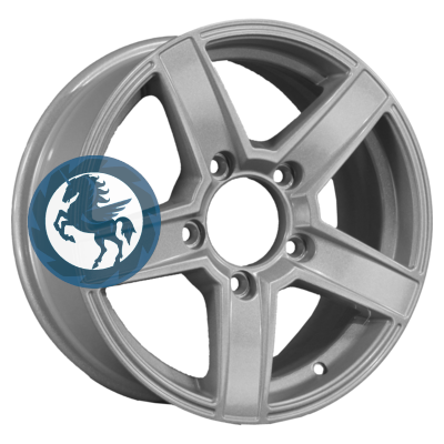   h0376043.  Khomen Wheels KHW1614 (Niva 4x4) 6,516 5/139,7 ET40 98,5 F-Silver