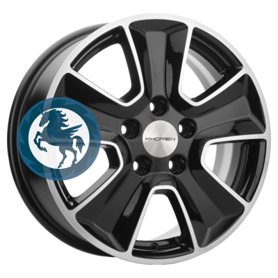 ���������� ������ h0376045. ���� Khomen Wheels KHW1601 (Changan CS35) 6,5�16 5/110 ET46 63,3 Black-FP