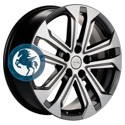   h0383257.  Khomen Wheels KHW1803 (Dargo/Jolion) 718 5/114,3 ET37 66,5 Gray-FP