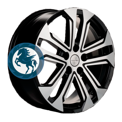   h0383260.  Khomen Wheels KHW1803 (Chery Tiggo) 718 5/108 ET40 60,1 Black-FP