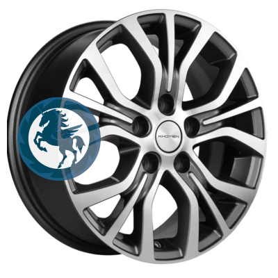   h0383266.  Khomen Wheels KHW1608 (Opel Zafira) 6,516 5/110 ET43 65,1 Gray-FP