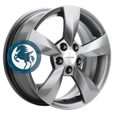   h0383858.  Khomen Wheels KHW1504 (Fabia) 615 5/100 ET43 57,1 Gray