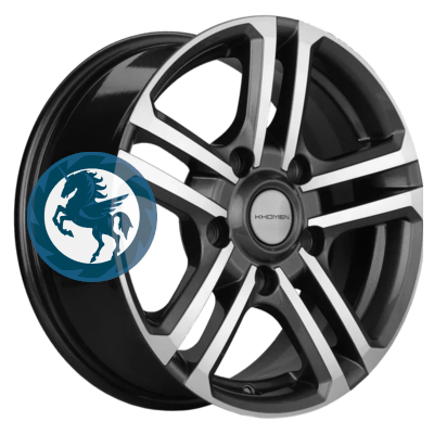   h0385235.  Khomen Wheels KHW1602 (Niva 4x4) 6,516 5/139,7 ET40 98,5 Gray-FP