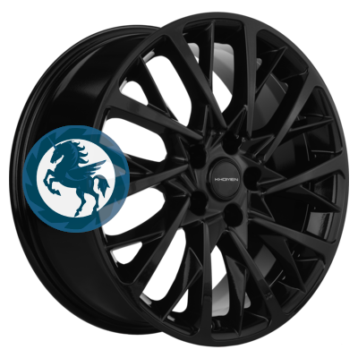   h0385250.  Khomen Wheels KHW1804 (Sonata/Optima/Soul) 7,518 5/114,3 ET50,5 67,1 Black